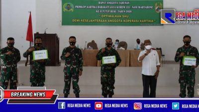 Gelar RAT, Korem 133/NW Optimalkan SHU Demi Kesejahteraan Anggota Koperasi Kartika