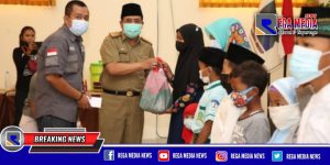 Peringati HUT Ke-5, Rega Media Santuni Anak Yatim