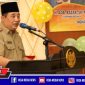 Sekda Kab.Sampang (H. Yuliadi Setiawan) saat menyampaikan sambutannya dalam acara HUT Rega Media ke 5.