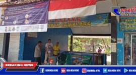 Pintu masuk menuju wisata Pantai Camplong Sampang.