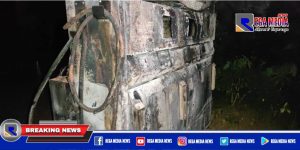 Sebuah POM Mini di Arosbaya Bangkalan Hangus Terbakar