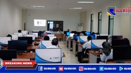 Suasana saat berlangsungnya Workshop Sosialisasi dan Pelatihan yang diikuti Panitia, Penanggung Jawab Lokasi, Pengawas dan Teknisi Ruang UTBK.