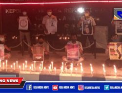 Kecam Kekerasan Terhadap Jurnalis Tempo, AJS Aksi Nyalakan 100 Lilin