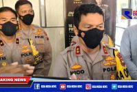 Kapolda Jawa Timur (Irjen Pol Nico Afinta) saat diwawancara awak media.