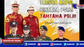 Penerimaan anggota Polri tahun 2021.