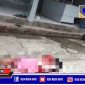 Korban saat ditemukan terkapar didepan salah satu Warkop Asem Jawar 5A.