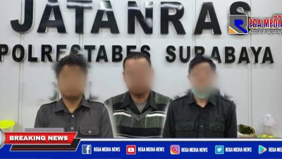 Polisi Tangkap Tiga Pencuri Mobil Bank Jatim Surabaya