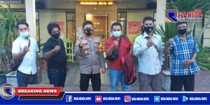 “Cangkrukan”, Kapolsek Mulyorejo Ajak Awak Media Jadi Garda Terdepan Tangkal Hoax