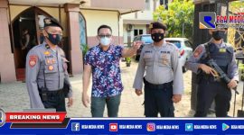 Panit Reskrim Polsek Pabean Cantikan (Ipda Edi Oktavianus Mamtoto) pimpin langsung giat PAM.