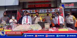 Jangka Dua Minggu, Polres Pamekasan Berhasil Ungkap 133 Kasus