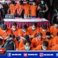 Konferensi Pers, Polres Bangkalan ringkus puluhan preman dan pelaku penyalahgunaan narkoba.