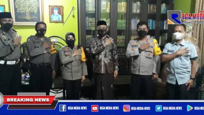 Kunjungan Ke Pesantren, Kapolres Tanjung Perak: Jamaah Diimbau Taati Prokes Saat Tarawih