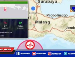 Breaking News: Sebagian Wilayah Jawa Timur Diguncang Gempa