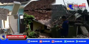 Akibat Gempa, Viral Sejumlah Rumah Warga di Jawa Timur Roboh