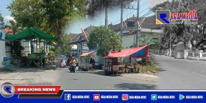 PKL di Sampang Bandel Berjualan & Tinggalkan Gerobak di Trotoar Akan Dibongkar