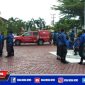 Sejumlah ASN dan Honorer BPBD Aceh Selatan Bidang Damkar saat demo didepan kantor Bupati Aceh Selatan.
