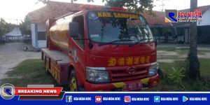 Miris, Nomor Posko Pemadam Kebakaran Sampang Dibiarkan Rusak