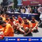 Konferensi Pers hasil Ops Pekat Semeru 2021, Polres Pelabuhan Tanjung Perak Surabaya ungkap ratusan kasus. 
