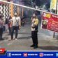 Polsek Mulyorejo saat melakukan patroli blue light.