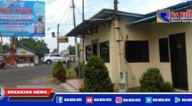 Posko Penyekatan pemudik yang telah disiapkan Satlantas Polres Jember.