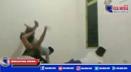 Capture video adegan sholat freestyle yang dilakukan beberapa remaja.