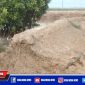 Lokasi tanggul jembol di Desa Pangarengan, Kecamatan Pangarengan, Sampang.