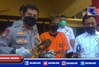Konferensi Pers: Polsek Asemrowo Surabaya ungkap kasus pencurian tembaga.