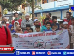 Ramadhan Berkah, Persatuan Wartawan Sampang Berbagi Sedekah