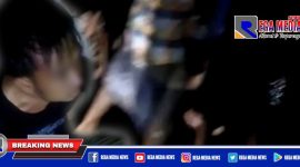 Pelaku (S) asal Konang Bangkalan saat diamankan warga.
