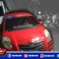 Dua unit mobil yang terjaring razia saat balap liar di sepanjang Jl. Wachid Hasyim, Sampang kota.