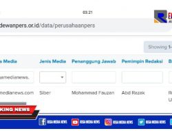 Rega Media News Menjadi Media Siber Kedua Asal Madura Yang Terverifikasi Dewan Pers