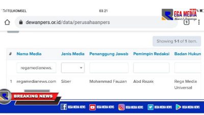 Rega Media News Menjadi Media Siber Kedua Asal Madura Yang Terverifikasi Dewan Pers