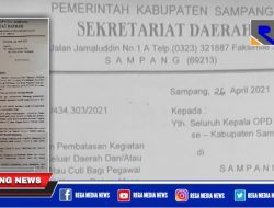 Keluar Surat Edaran, ASN Pemkab Sampang Dilarang Mudik