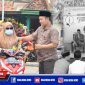 Kepala Desa Tlambah bersama Karang Taruna Bina Sejahtera saat berbagi takjil dan gelar talk show.