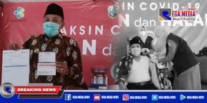 Bupati Sampang H. Slamet Junaidi Jalani Vaksinasi Perdananya