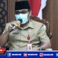 Sekdakab Pamekasan (Totok Hartono) saat menyampaikan larangan mudik bagi ASN.