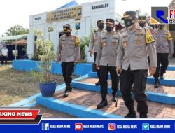 Tim Mabes Polri dan Polda Jatim Tinjau Posko Lebaran di Bangkalan