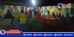 Warga Sampang Sulap Kuburan Angker Jadi Warna Warni