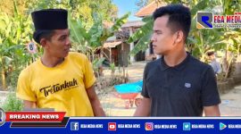 Klebun Morleke (kanan), foto diambil saat pembuatan film berjudul 