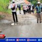 Suasana pengukuran oleh tim tekhnis pada Rabu (19/5/21)