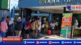 Ruang karantina asrama haji Sukolilo Surabaya.