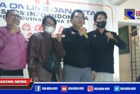 Ketua DPD Piskominfo Jatim bersama Pimpinan Redaksi Media Lintas Berita Indonesia.