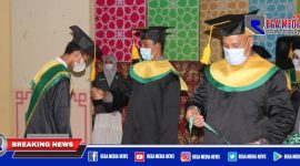 Bupati Aceh Selatan (Tgk Amran) wisuda angkatan IV SMP Plus Ulumul Qur’an (MUQ) Aceh Selatan.