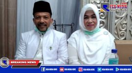 Direktur PT. Mirza Arumi Mubarok Hj.Rumsiyah bersama suami H.Sapra'e