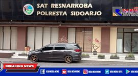 Unit Satuan Resnarkoba Polresta Sidoarjo.