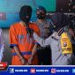 Kapolres Pelabuhan Tanjung Perak (AKBP Ganis Setya Ningrum) mengintrogasi langsung tersangka SDY.