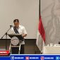 Eko Mujiono saat sampaikan pidato pertamanya pasca terpilih.
