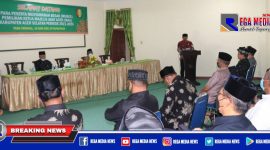 Saat berlangsungnya Majelis Adat Aceh menggelar musyawarah besar.