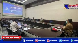 Saat berlangsungnya rapat di ruang rapat Kementerian PPN/Bappenas RI.