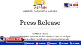 Press release Asosiasi Pariwisata Madura (Asprim).